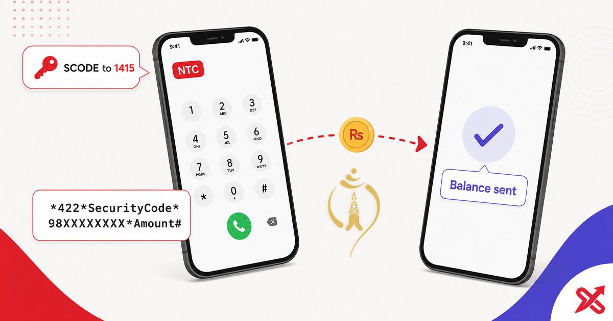 How to Transfer Balance in NTC: Code, Security Code & Limits